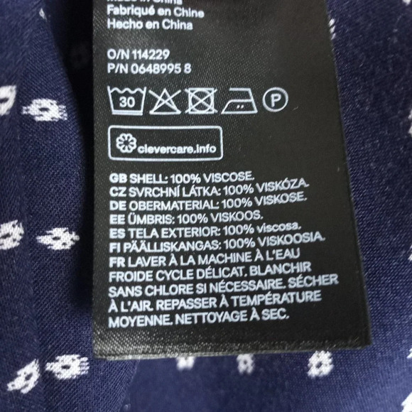 H&M Navy blue T-shirt dress size 4 - Picture 5 of 8